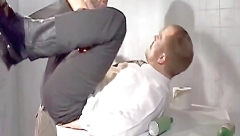 Hawt haired girl sucking and fucking