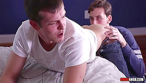 Sexy young chick fucking for her boyfriend